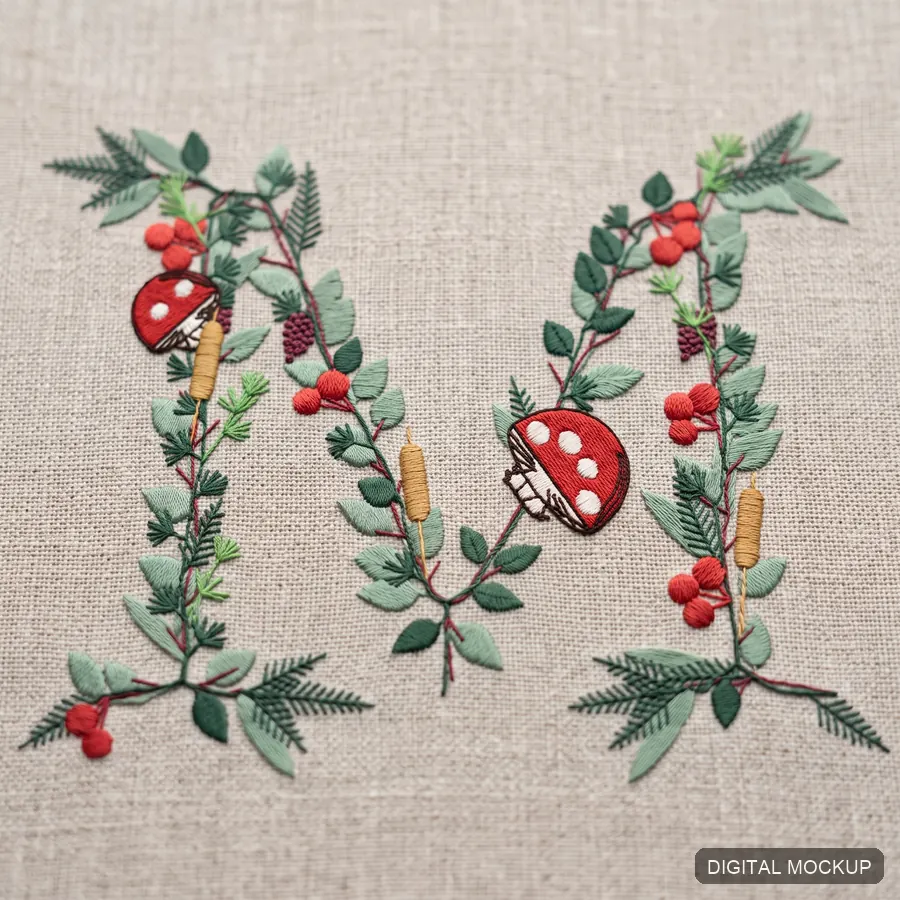 Botanical Alphabets Bundle — All 10 Scripts, 429 Characters — preview 1