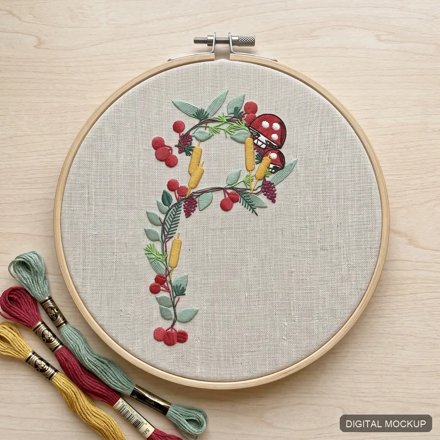 Botanical Arabic Alphabet — 28 Letters — preview 2
