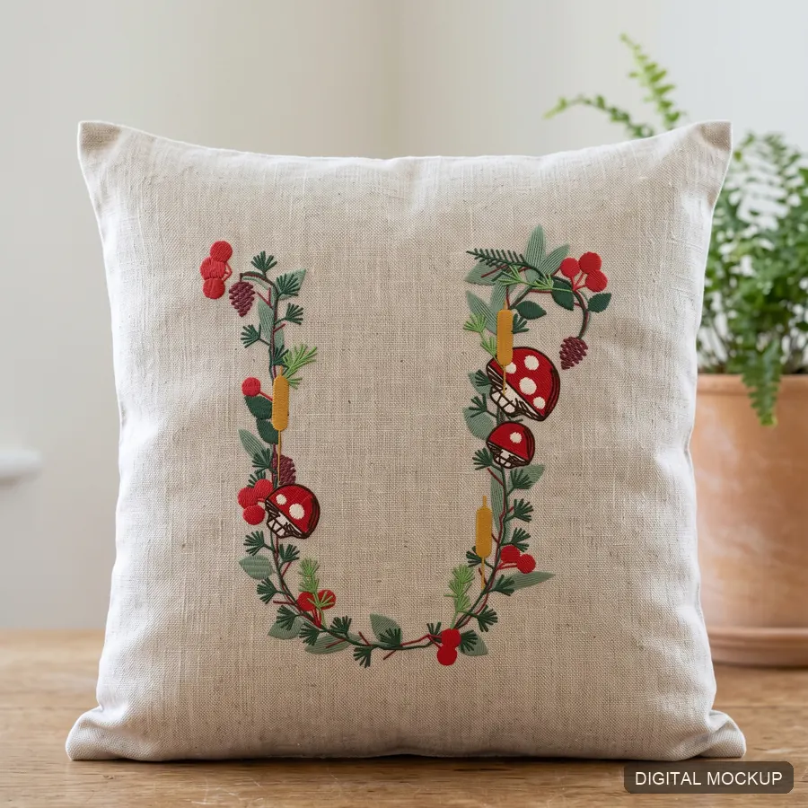 Botanical Armenian Alphabet — 38 Letters — preview 3