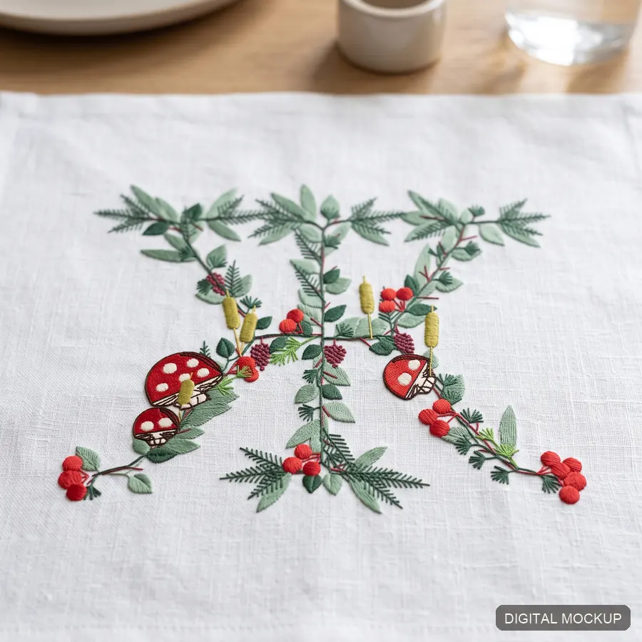 Botanical Cyrillic Alphabet — 37 Letters — preview 3