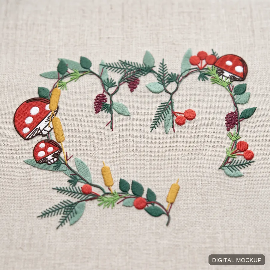 Botanical Georgian Alphabet — 33 Letters — preview 1