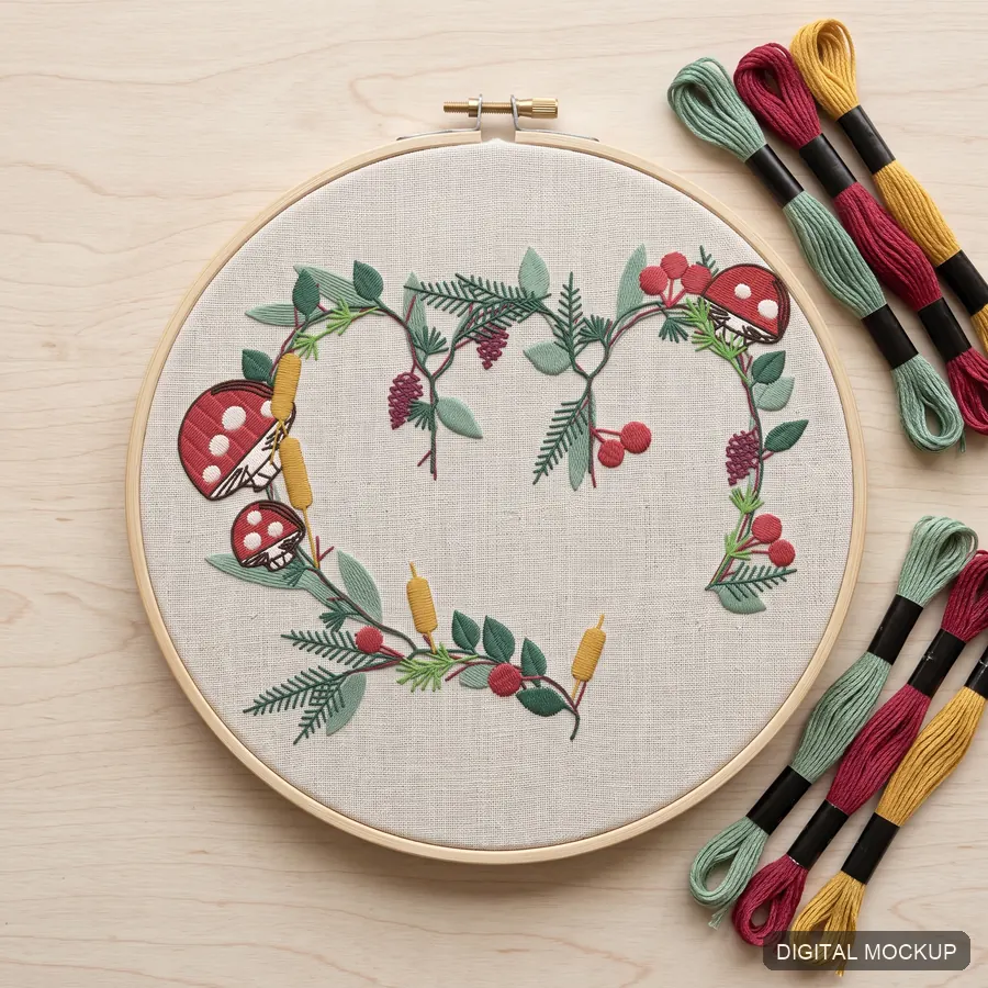 Botanical Georgian Alphabet — 33 Letters — preview 2