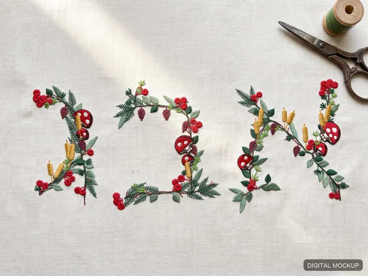Botanical Hebrew Alphabet — 27 Letters