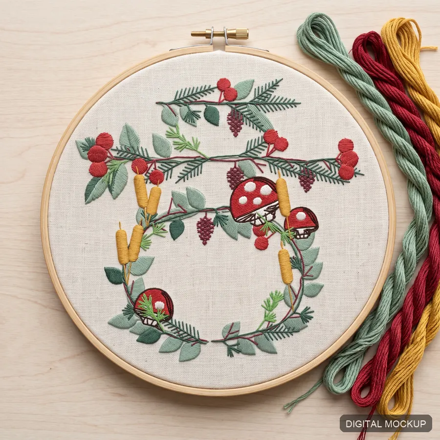 Botanical Korean Consonants — 14 Jamo — preview 2
