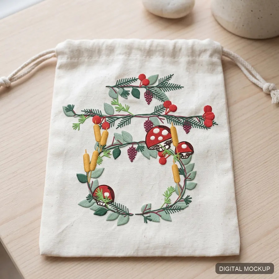Botanical Korean Consonants — 14 Jamo — preview 3