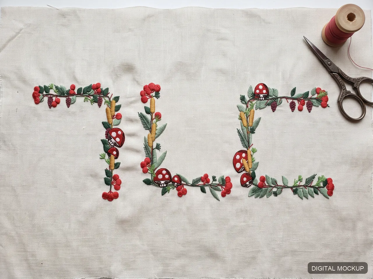 Botanical Korean Consonants — 14 Jamo
